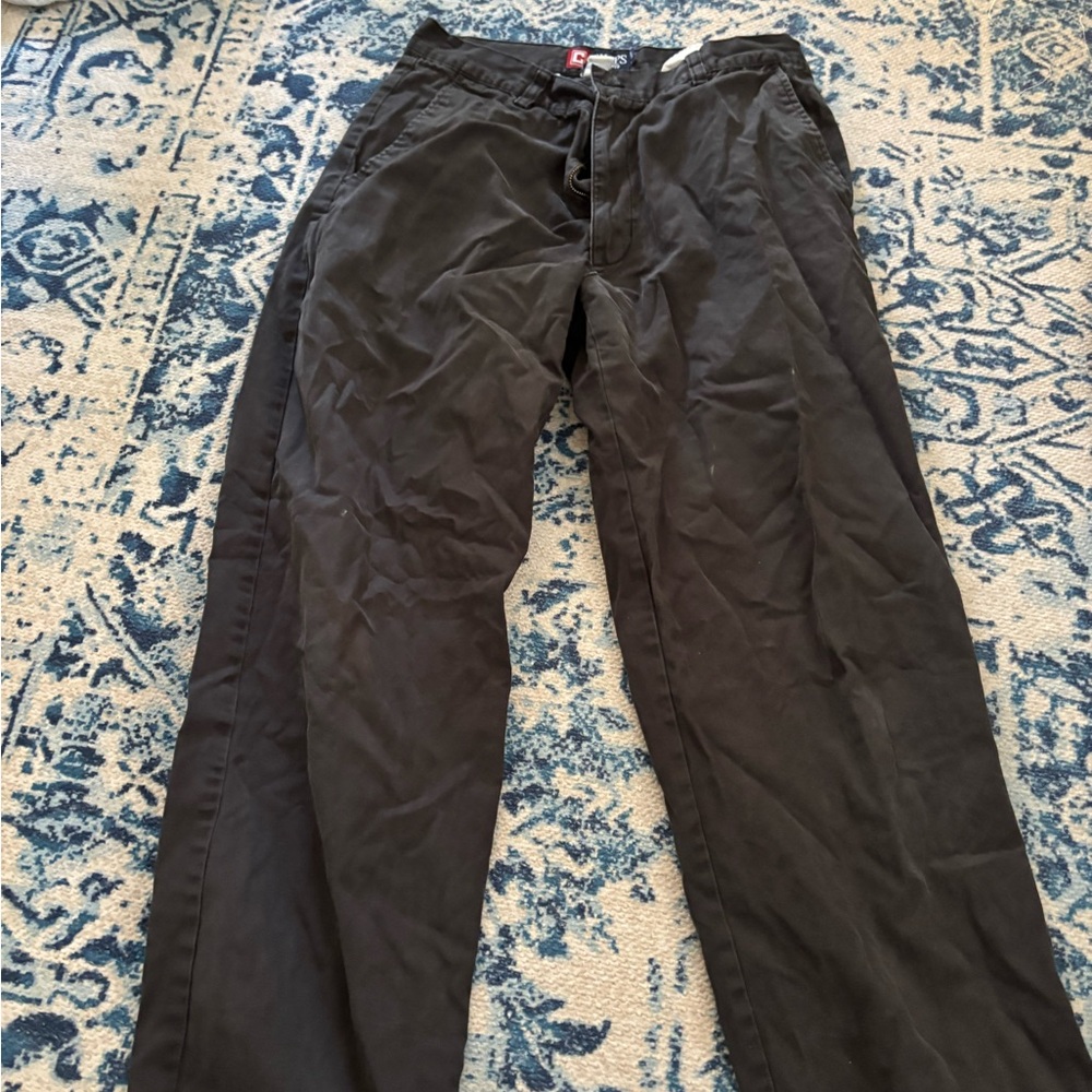 Chaps Men's Dark Brown Chinos